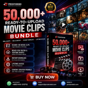 ৫০,০০০+ Ready-To-Upload Movie Clips Bundle | Viral Shorts & Reels Content Pack